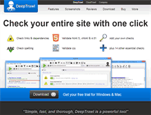 Tablet Screenshot of deeptrawl.com